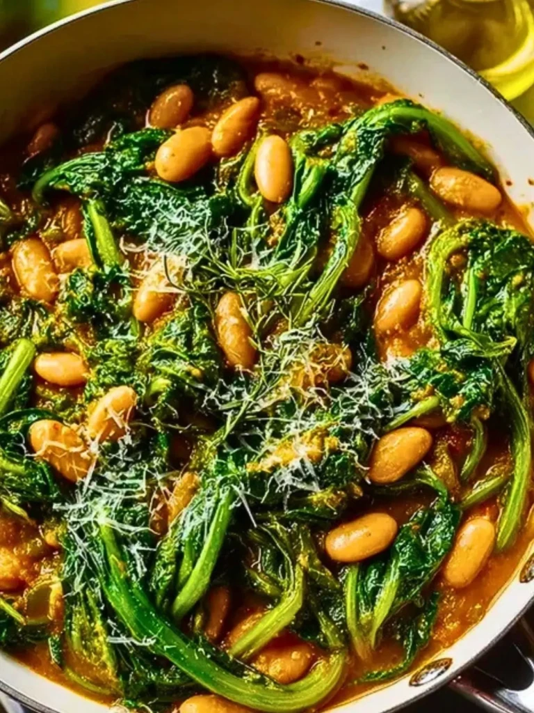 Easy Mediterranean White Beans and Greens (1)