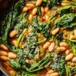Easy Mediterranean White Beans and Greens