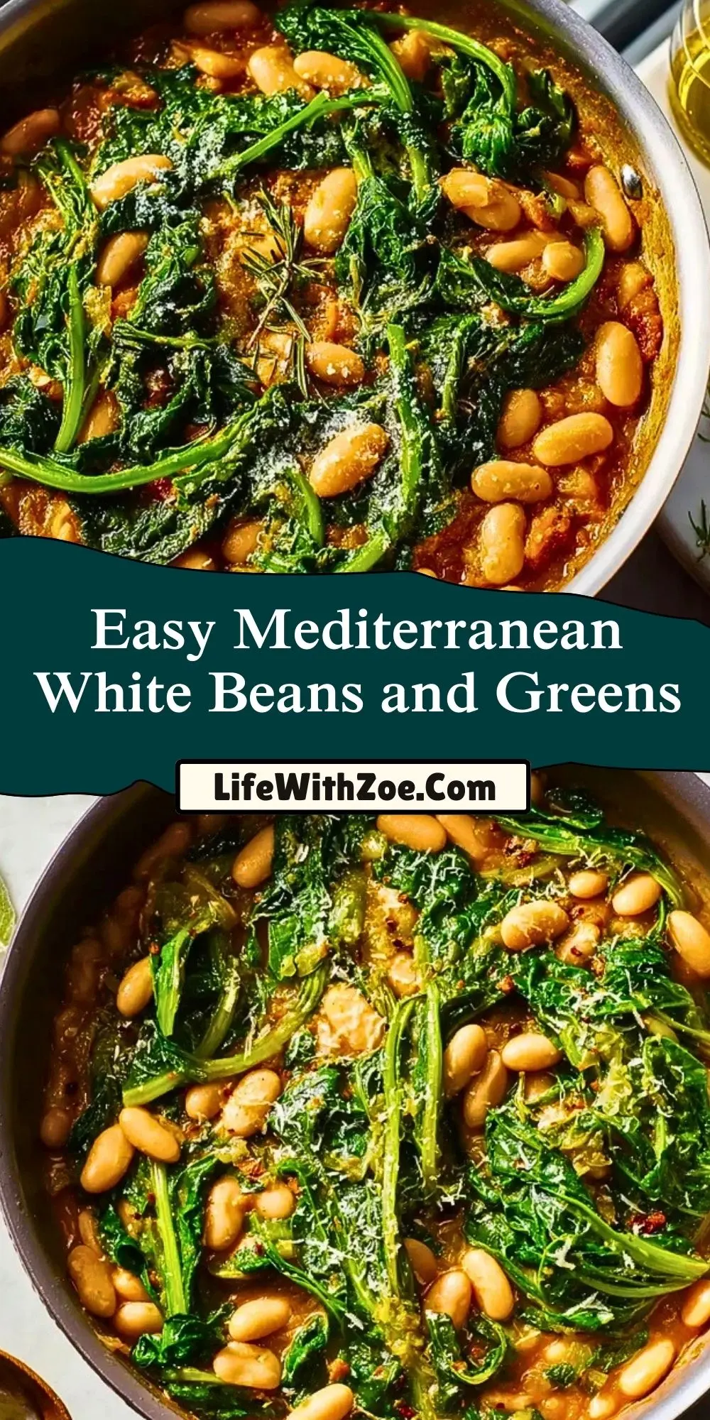 Easy Mediterranean White Beans and Greens (2)