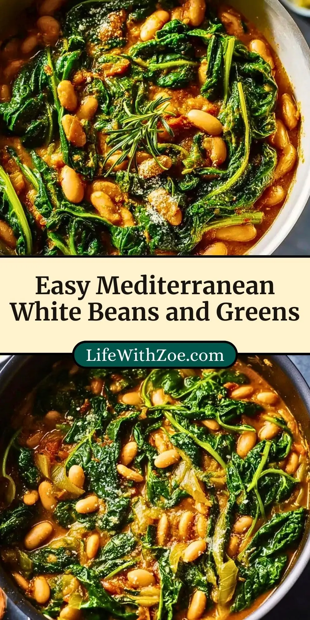 Easy Mediterranean White Beans and Greens (3)