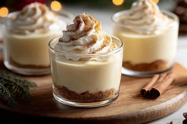 Eggnog Mousse Cups
