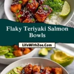 Flaky Teriyaki Salmon Bowls (2)