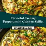 Flavorful Creamy Pepperoncini Chicken Skillet (2)