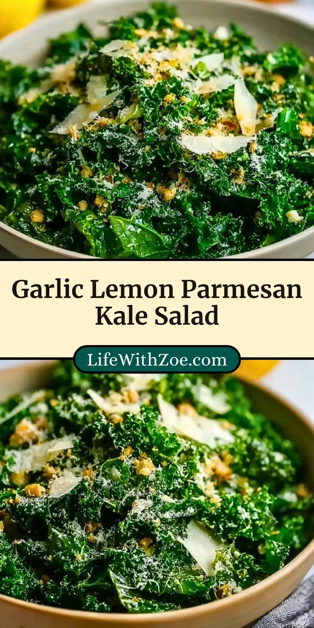Garlic Lemon Parmesan Kale Salad (3)