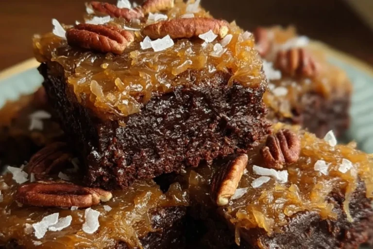 German Chocolate Pecan Brownies
