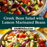 Greek Bean Salad with Lemon Marinated Beans (2)