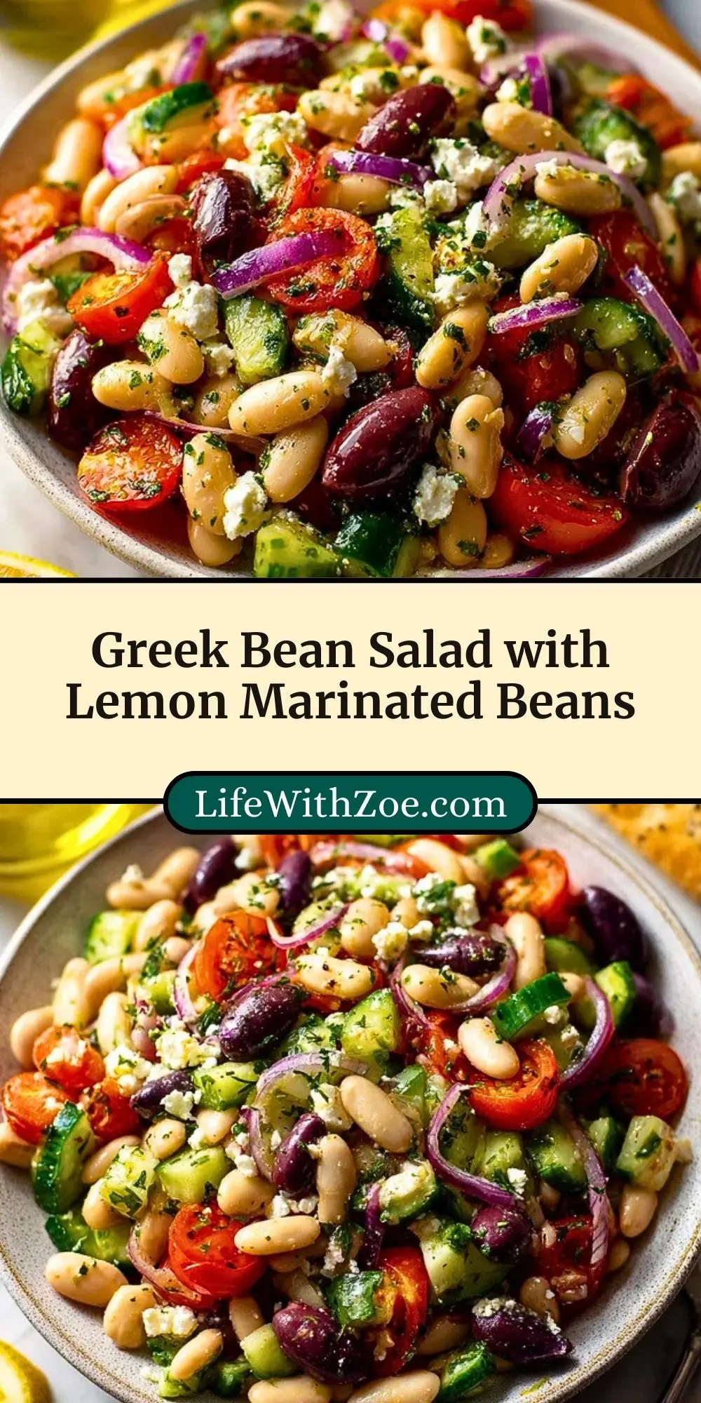 Greek Bean Salad with Lemon Marinated Beans (3)