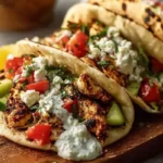 Healthy Mediterranean Chicken Tacos