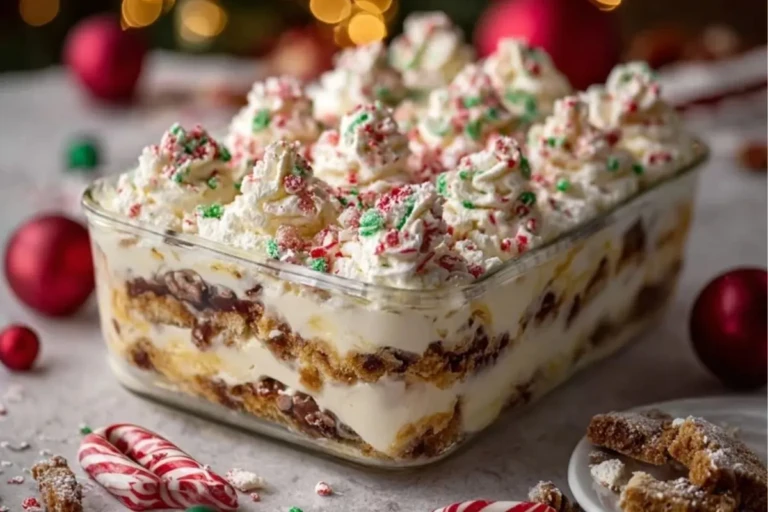 Homemade Christmas Cookie Lasagna