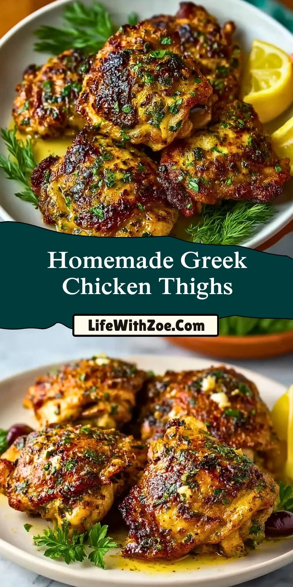 Homemade Greek Chicken Thighs (2)