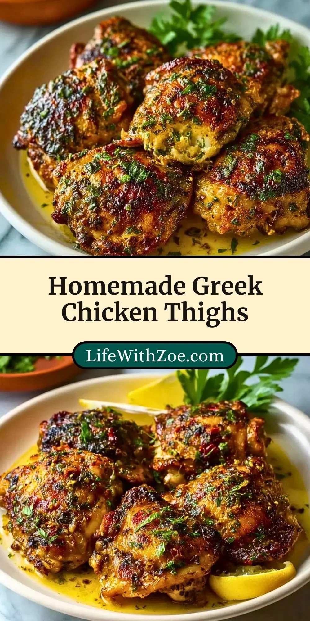 Homemade Greek Chicken Thighs (3)