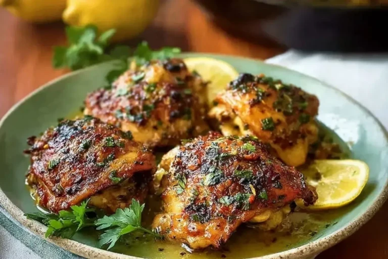 Homemade Greek Chicken Thighs