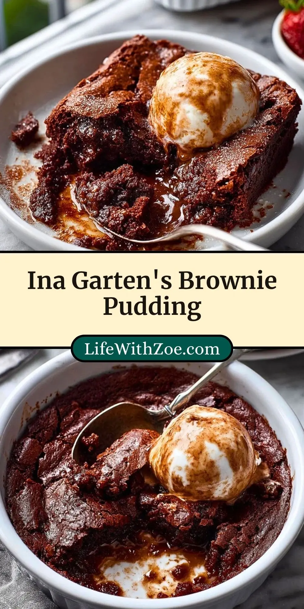 Ina Garten's Brownie Pudding (3)
