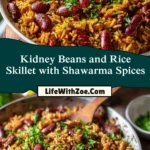 Kidney Beans and Rice Skillet with Shawarma Spices (2)