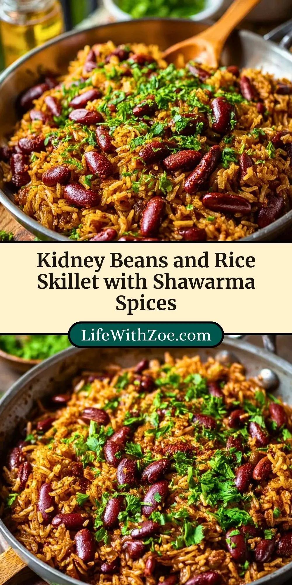 Kidney Beans and Rice Skillet with Shawarma Spices (3)