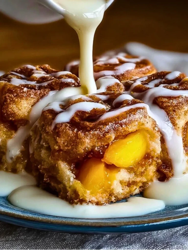 Peach Cheesecake Cinnamon Rolls (1)