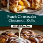Peach Cheesecake Cinnamon Rolls (2)