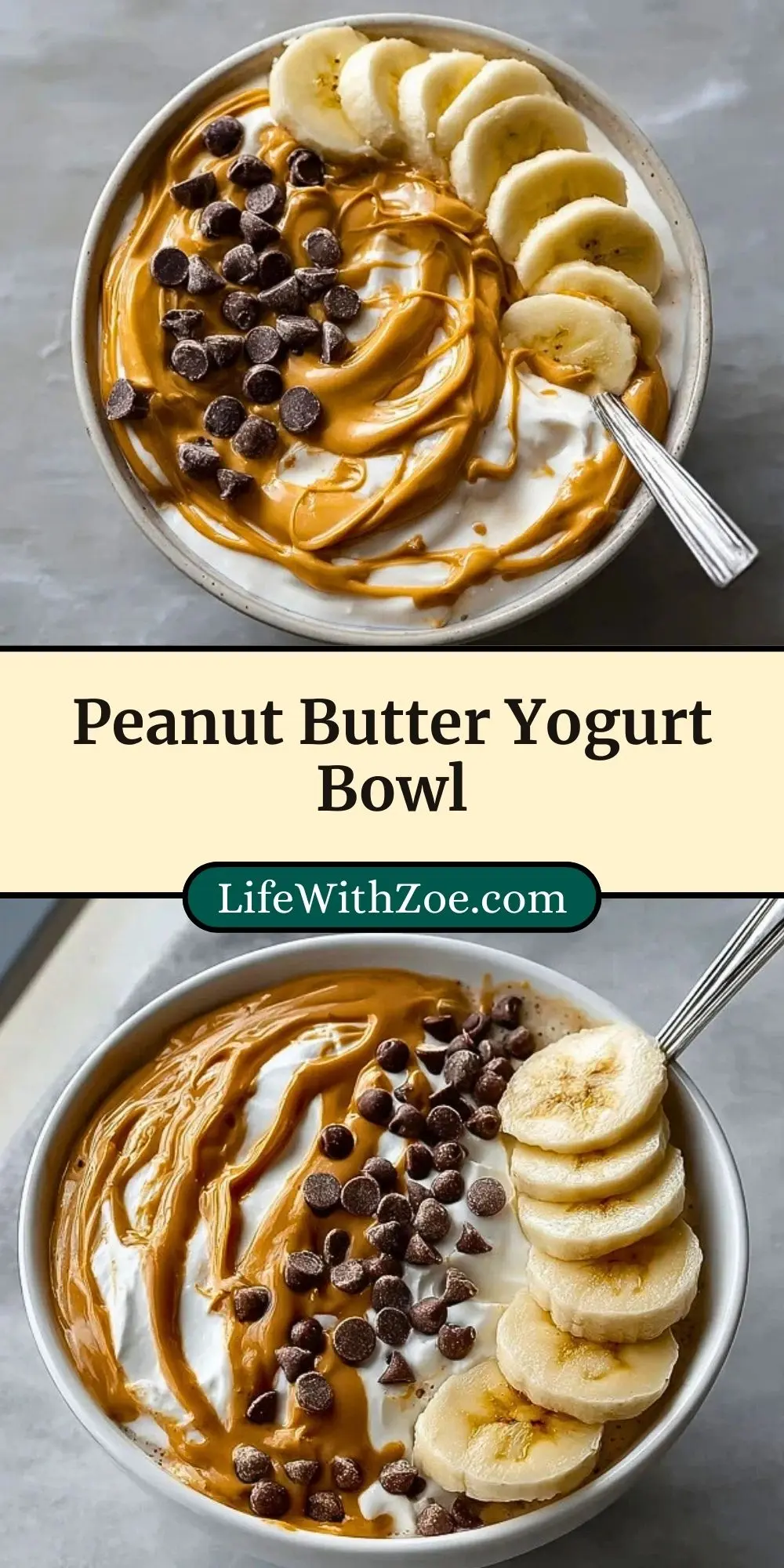 Peanut Butter Yogurt Bowl (3)