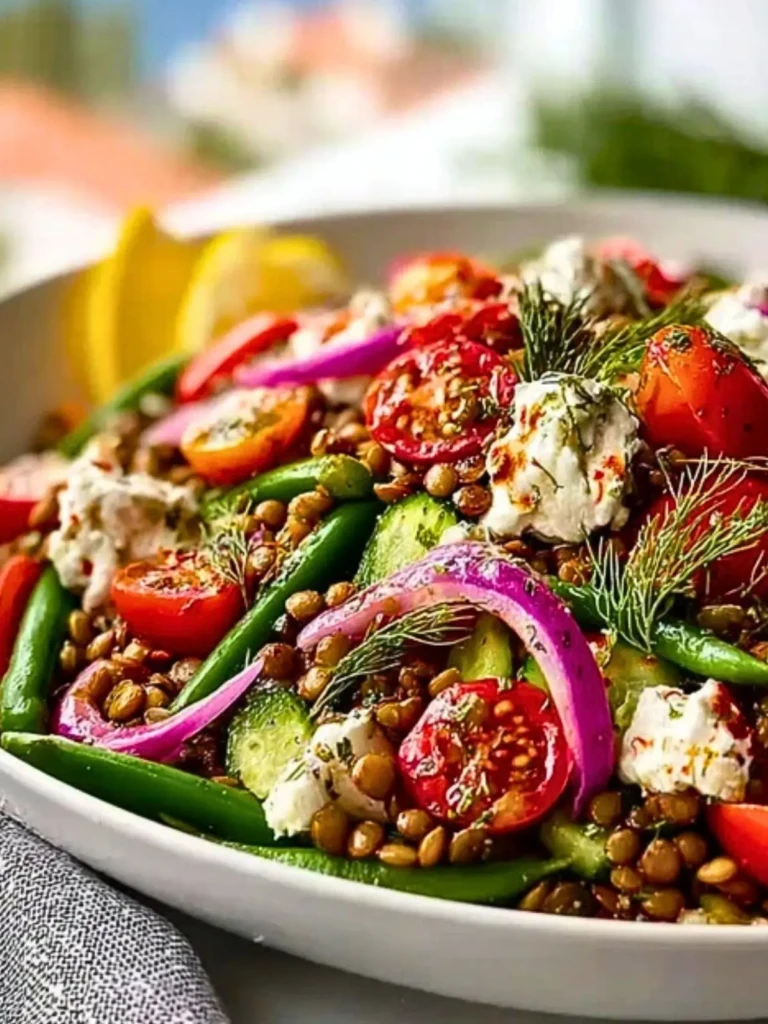 Protein Packed Mediterranean Lentil Salad (1)