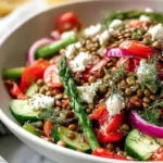 Protein Packed Mediterranean Lentil Salad