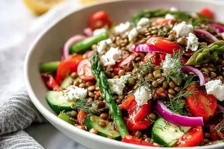 Protein Packed Mediterranean Lentil Salad