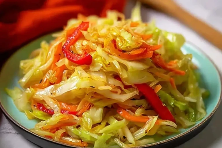 Quick Jamaican Cabbage