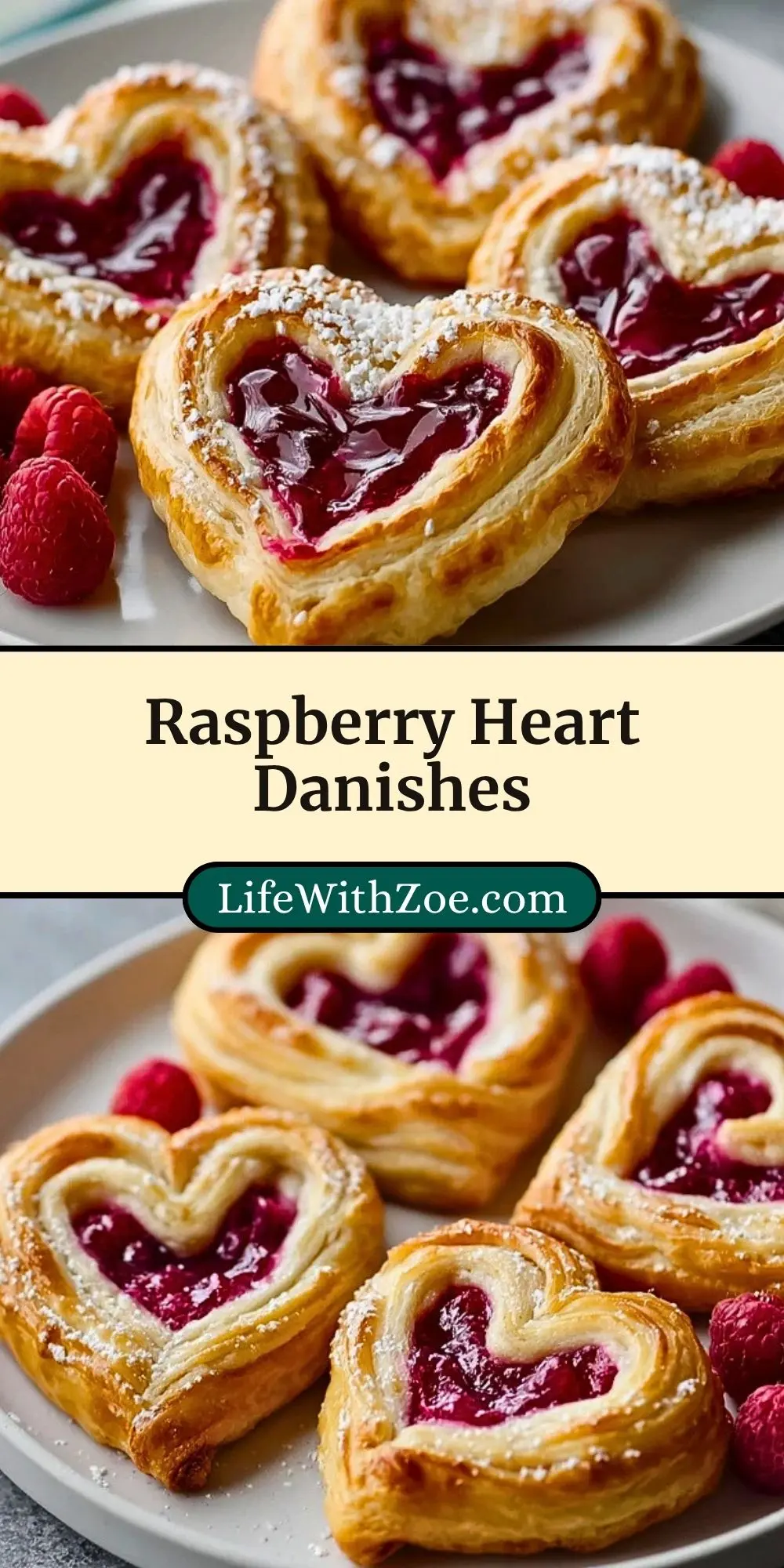 Raspberry Heart Danishes (3)