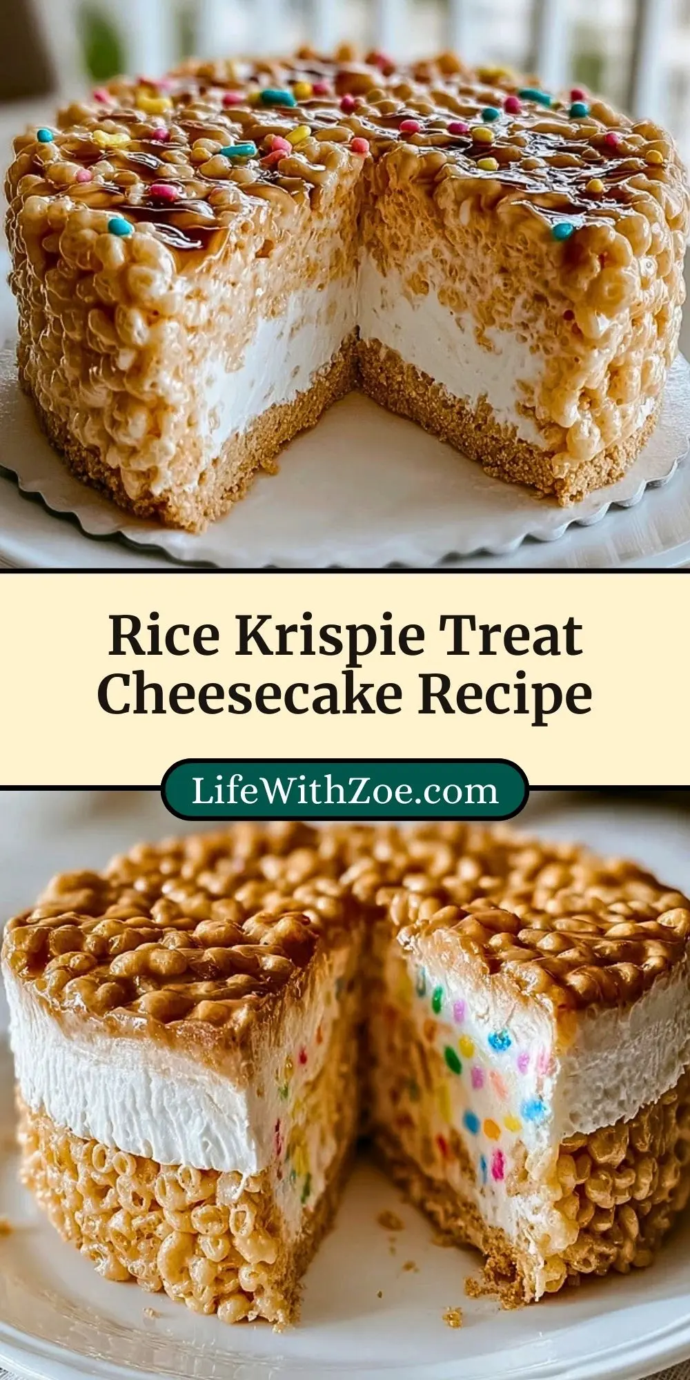 Rice Krispie Treat Cheesecake Recipe (3)
