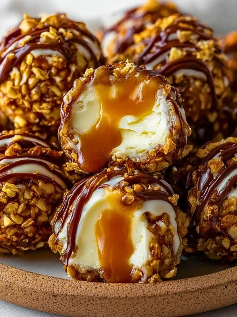 Salted Caramel Pretzel Cheesecake Balls (1)