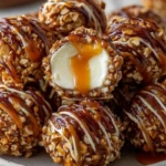 Salted Caramel Pretzel Cheesecake Balls