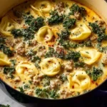 Sausage Tortellini Soup With Kale