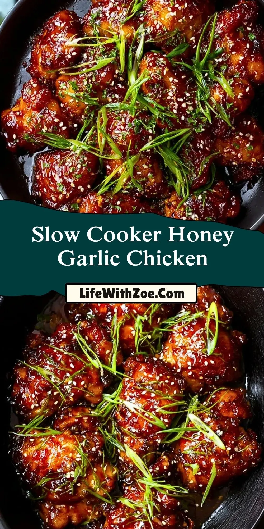 Slow Cooker Honey Garlic Chicken (2)
