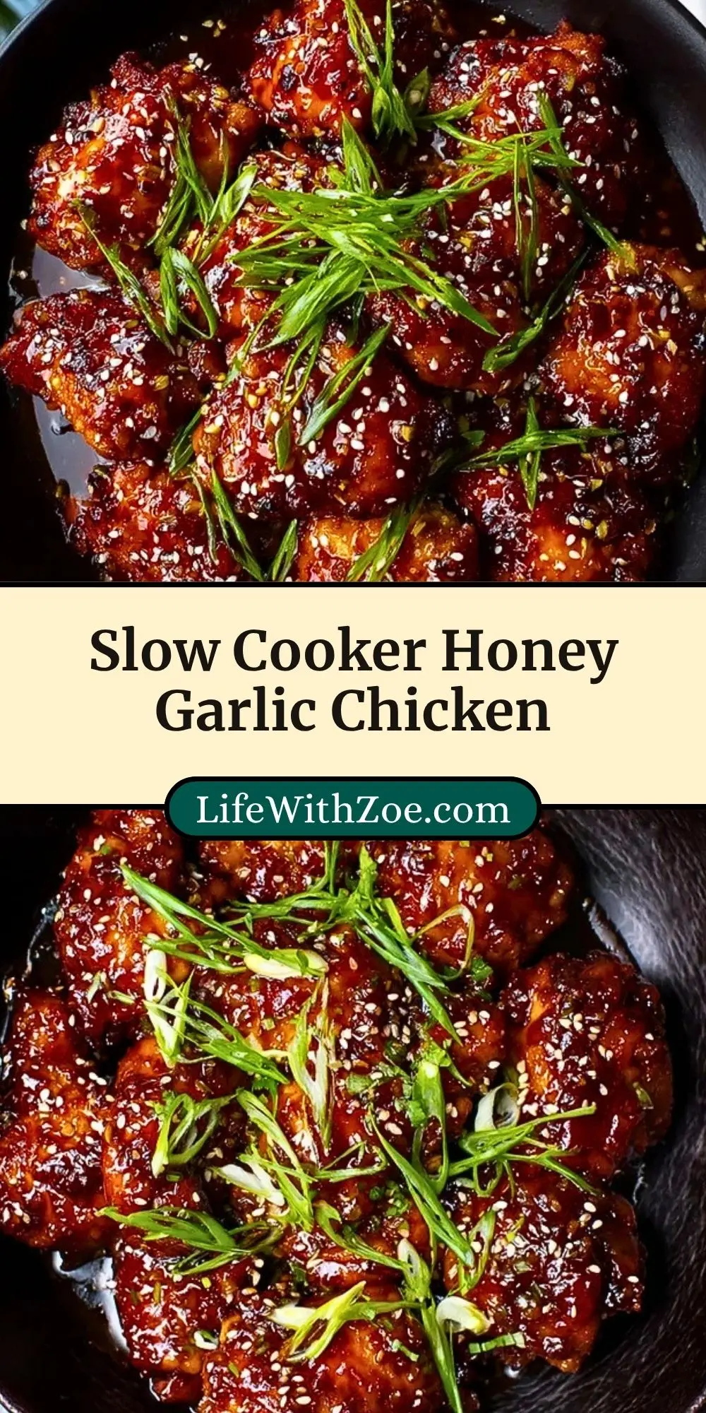Slow Cooker Honey Garlic Chicken (3)