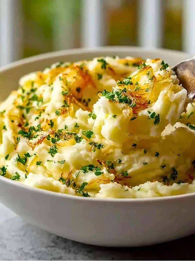 Smooth Onion Mashed Potatoes (1)