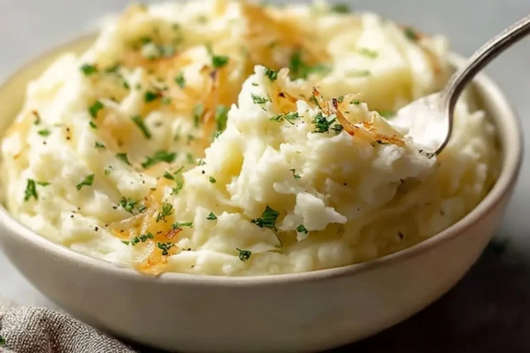 Smooth Onion Mashed Potatoes