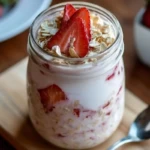 Strawberry Cheesecake Overnight Oats