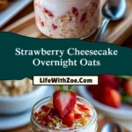 Strawberry Cheesecake Overnight Oats (2)