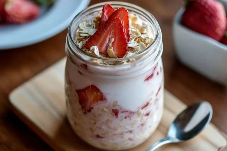 Strawberry Cheesecake Overnight Oats