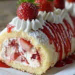 Strawberry Shortcake Cheesecake Rolls