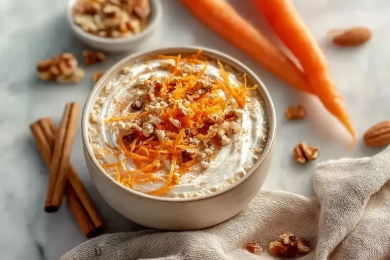 Tasty Carrot Cake Overnight Oats