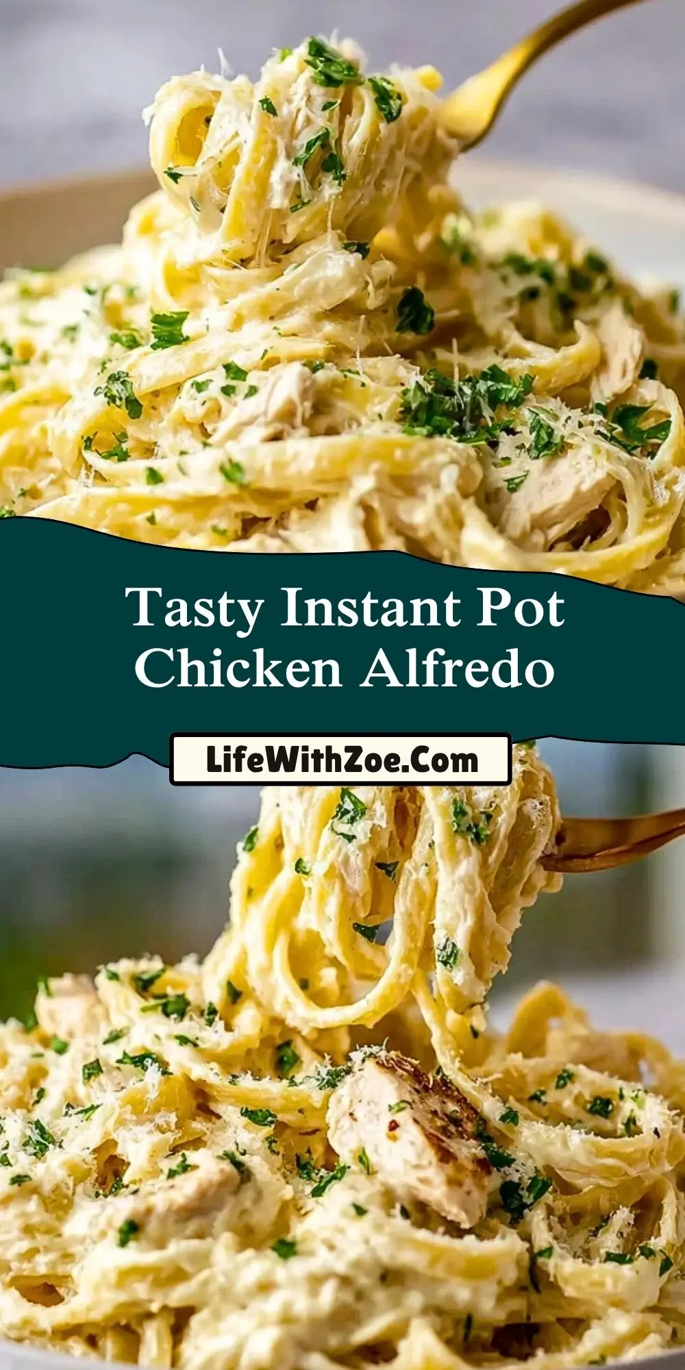 Tasty Instant Pot Chicken Alfredo (2)