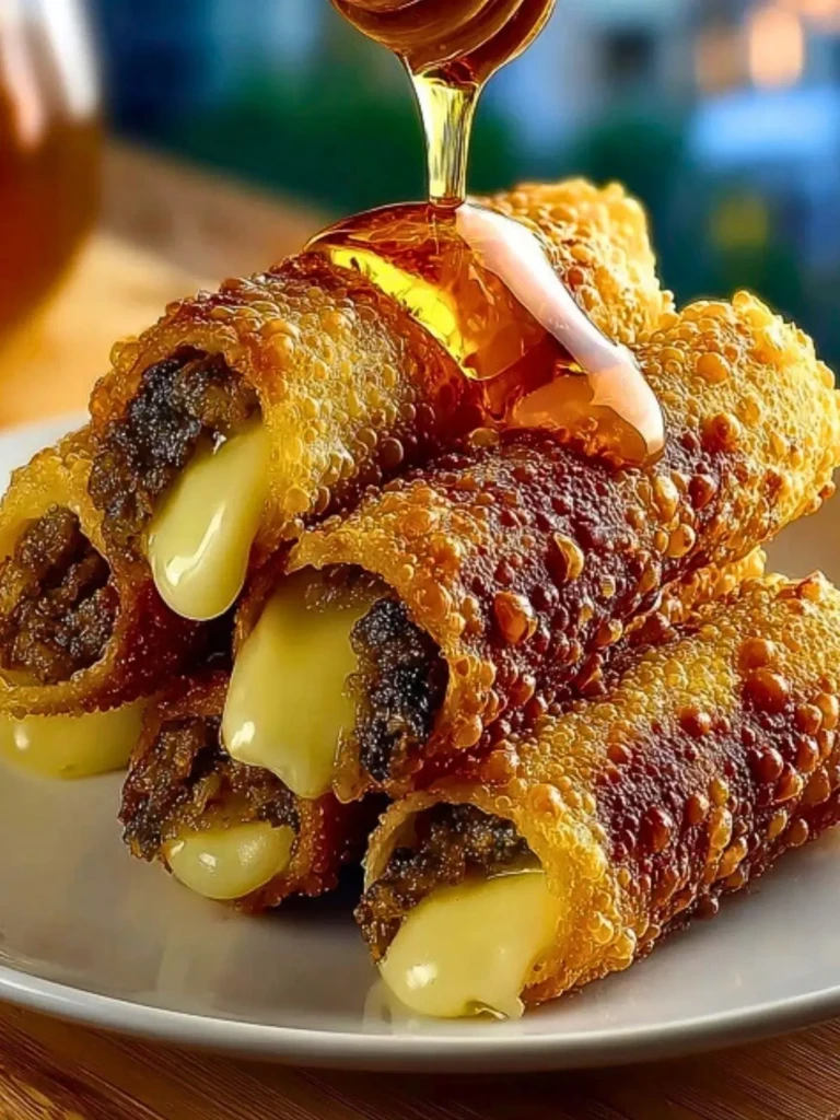 Texas Twinkies Egg Rolls with Honey (1)