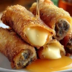 Texas Twinkies Egg Rolls with Honey