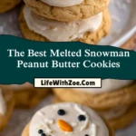 The Best Melted Snowman Peanut Butter Cookies (2)