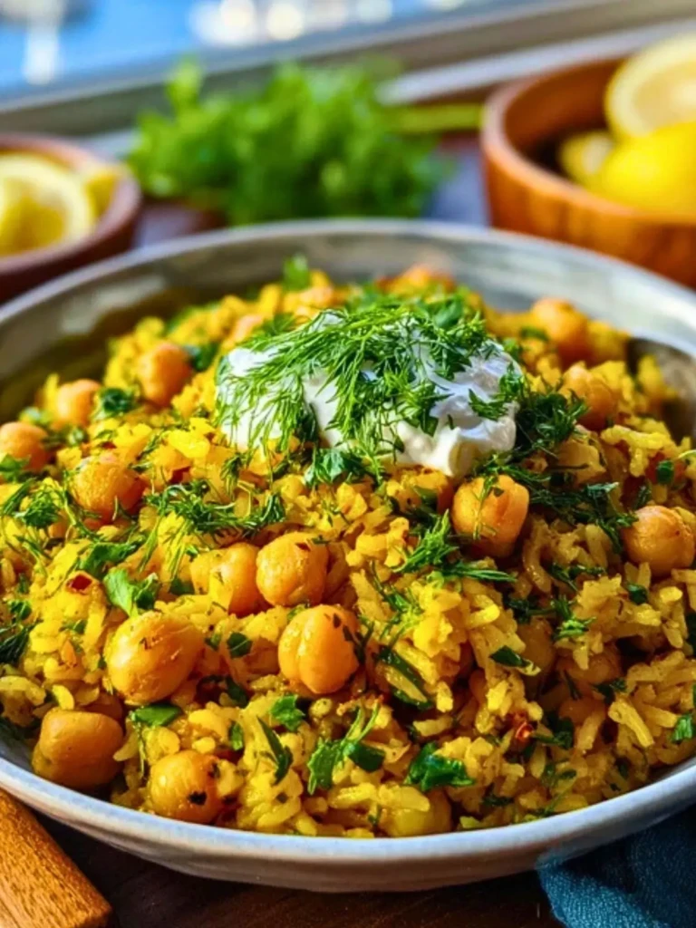 Turmeric Rice with Chickpeas (1)