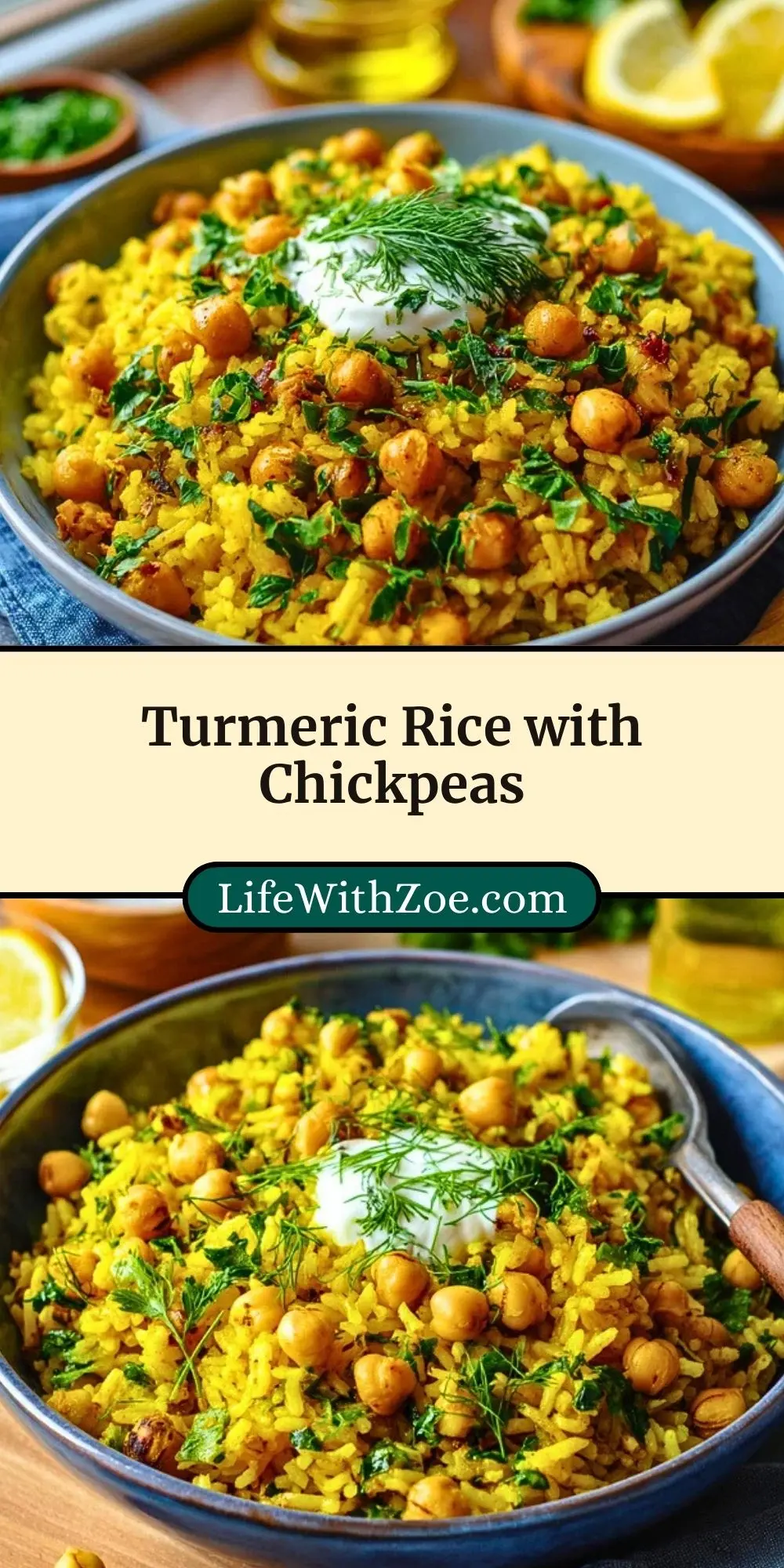 Turmeric Rice with Chickpeas (3)