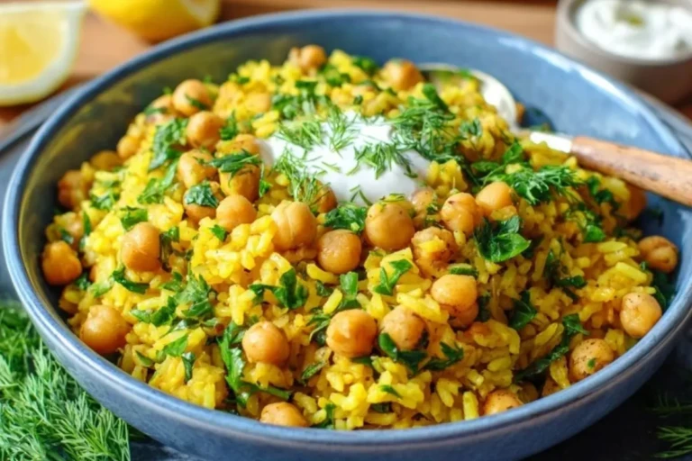 Turmeric Rice with Chickpeas