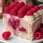 White Chocolate Raspberry Cake