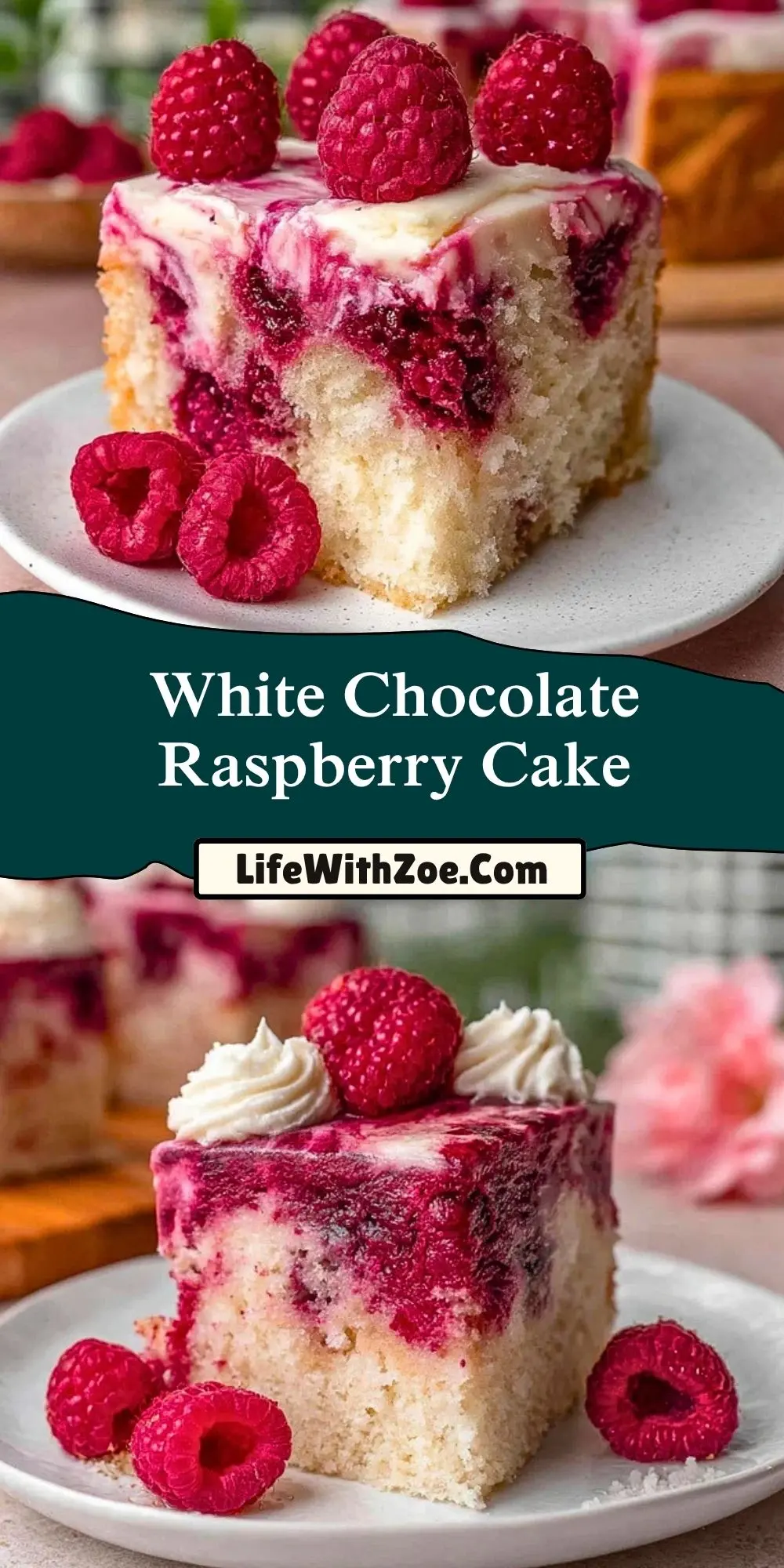 White Chocolate Raspberry Cake (2)