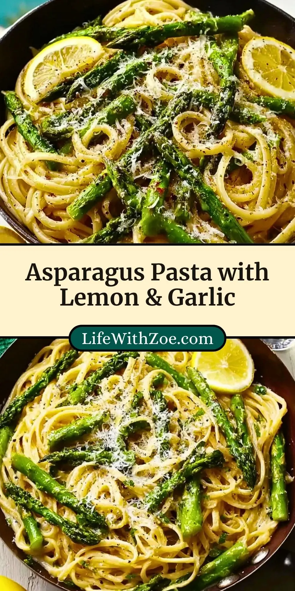 Asparagus Pasta with Lemon & Garlic (3)